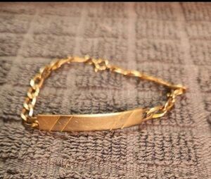 Speidel Electroplated Gold Chain Bracelet for Women Or Girls